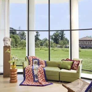 Cuscino 35x50 jaquikart cobalt