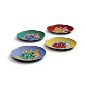 Set 4 piatti da dessert-Indiana tiger