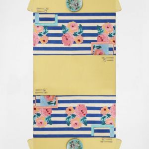 Runner Nizam stripes blue