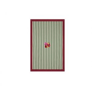 Tovaglia 180x 270 nizam stripes green natural