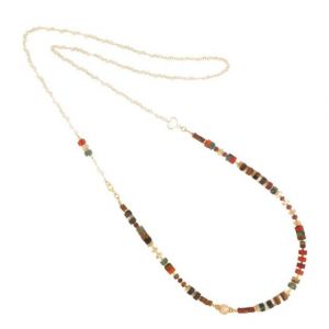 COLLANA LUNGA MADRETERRA BROWN