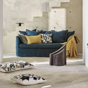 CUSCINO BALI- blu di prussia