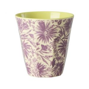 BICCHIERE IN MELAMINA-FLOWER PRESS