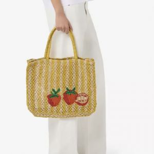 Borsa pomodori stripes