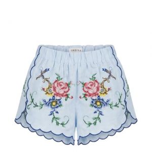 NEW ROSES SHORTS-light blue