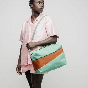 The New 24/7 bag holly GREEN and cinnamon
