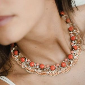 COLLANA AURORA- corallo
