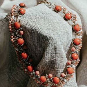 COLLANA AURORA- corallo
