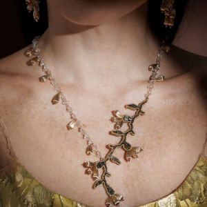 COLLANA LILLÁ ORO