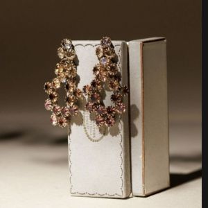ORECCHINI MACRAME- ambra