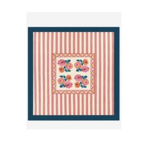 TOVAGLIA 180x180 NIZAM cream- pink