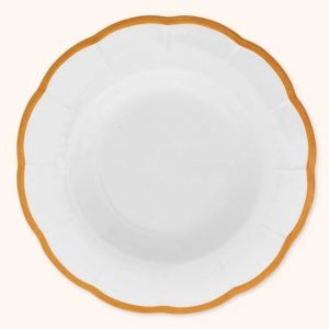 PIATTO FONDO- linea petalo, ocra