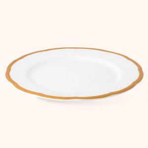 PIATTO da FRUTTA- linea petalo, ocra