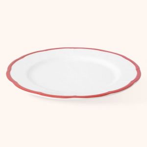PIATTO da FRUTTA- linea petalo, rosso
