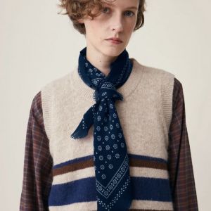 SCIARPA olaf n676- navy