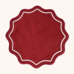 AMERICANE SMERLO TONDE- set da due rosso