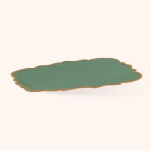AMERICANE SMERLO RETTANGOLARI-set da due verde