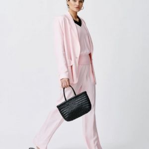 MINI FLAT GORA BASKET- black