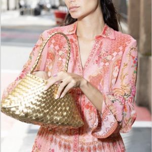 BORSA ROSANNA-gold foil
