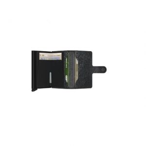 Miniwallet hexagon black