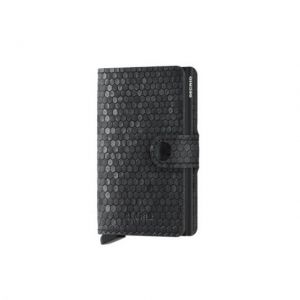 Miniwallet hexagon black