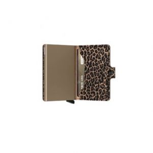 Miniwallet leo beige