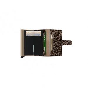 Miniwallet leo beige