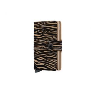 Miniwallet zebra beige