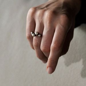 ANELLO SETA-perla