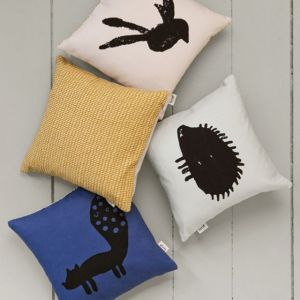 Ferm Living CUSCINO FOX Blue 30 x 30 cm